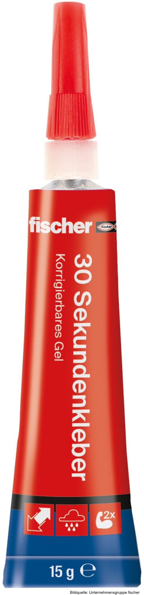 fischerwerke fischer 30 Sekundenkleber, 15 g