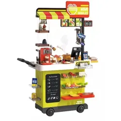 Mobile Fast-Food-Spielset, 88-teilig