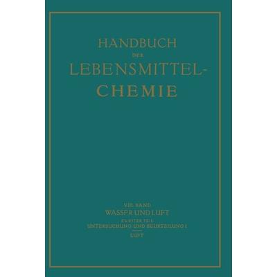 Wasser und Luft, Taschenbuch von B. Bleyer,S. W. Souci, Springer Berlin, 978-3-662-01707-4