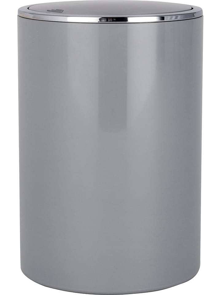 Wenko Schwingdeckeleimer "Inca" in Grau - 5 l - onesize