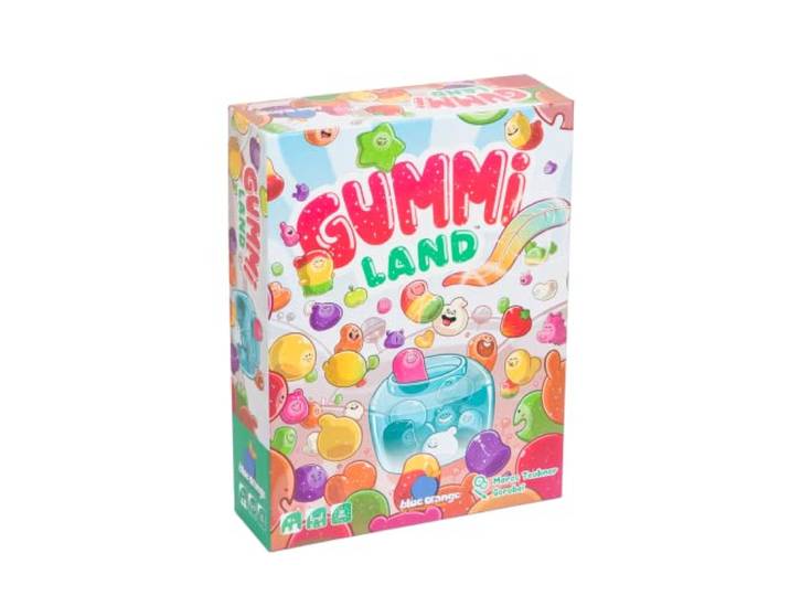 Blue Orange - Gummiland – gezelschapsspel – deck-building voor ouders en kinderen – grappig en leuk – multiplayer-spel – vanaf 6 jaar