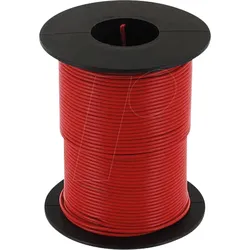 ECON KL025RT50 - Kupferlitze 0,25qmm rot Spule 50m