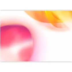 Artgeist, Tapete, Fototapete - Abstraction - Pink Planet Closest to the Sun on a Light Sky Background (250 x 175 cm)