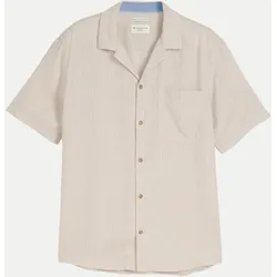 Hemd mit Reverskragen Beige XXL