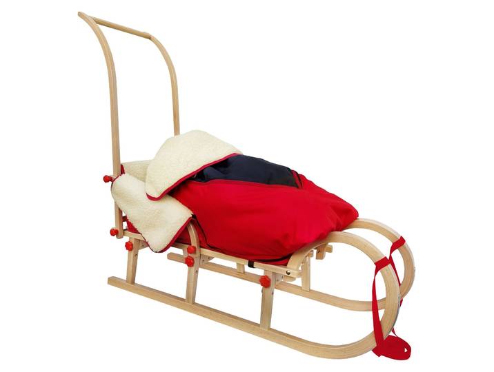 Rodelschlitten Rodel Schlitten aus Holz 110
