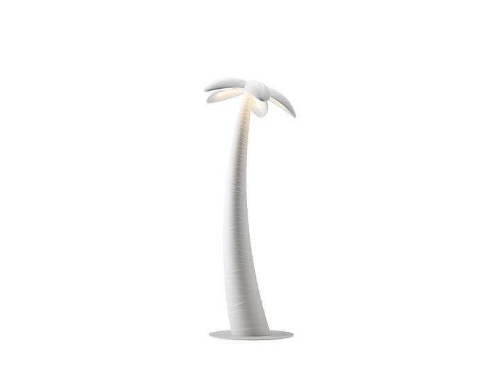 QEEBOO lampadaire d'extérieur MALIBU (L) (Ivory - polyéthylène et acier verni)