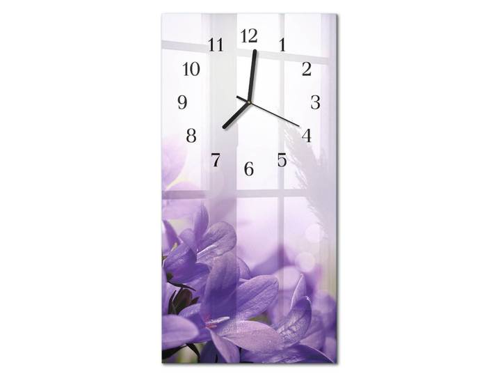 WANDUHR 60x30 cm - Limette und Minze