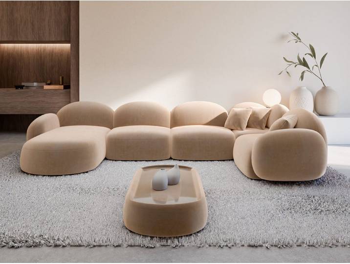 Sofa Dreams Wohnlandschaft Polster Wohnlandschaft Mirello XL U-Form, Wohnlandschaft, U-Form, Moderne Wohnlandschaft in U-Form, 2 Zierkissen inklusive