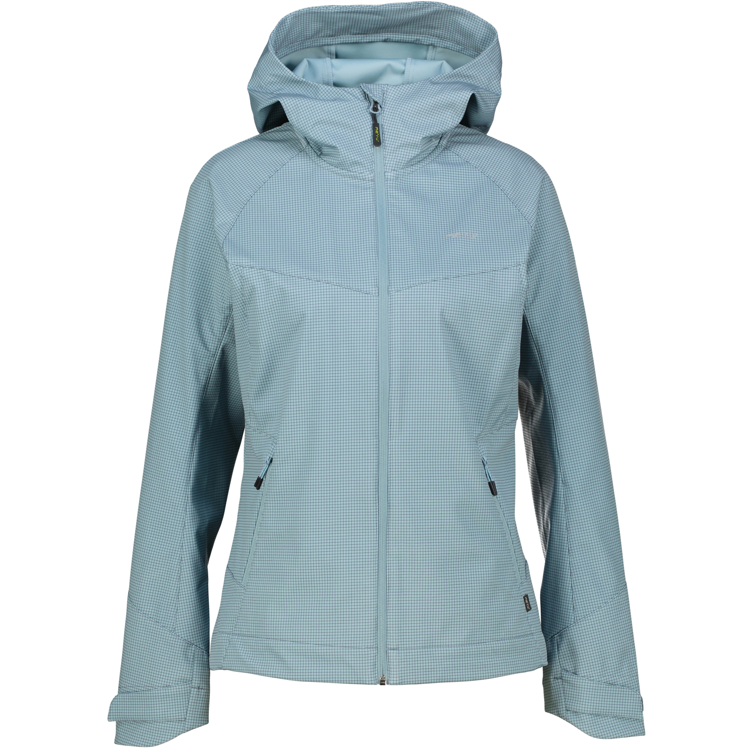 Bergzeit Basics Meru Nancy Damen Softshelljacke blau Größe L Trekking Wasserabweisend Wasserabweisend