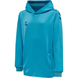hummel Core XK Poly Hoodie Kinder blue danube 128