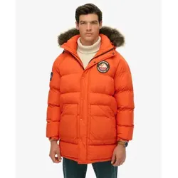 Superdry für Herren. M5012208A Everest-Parka Orange (S), Lässig, Polyester