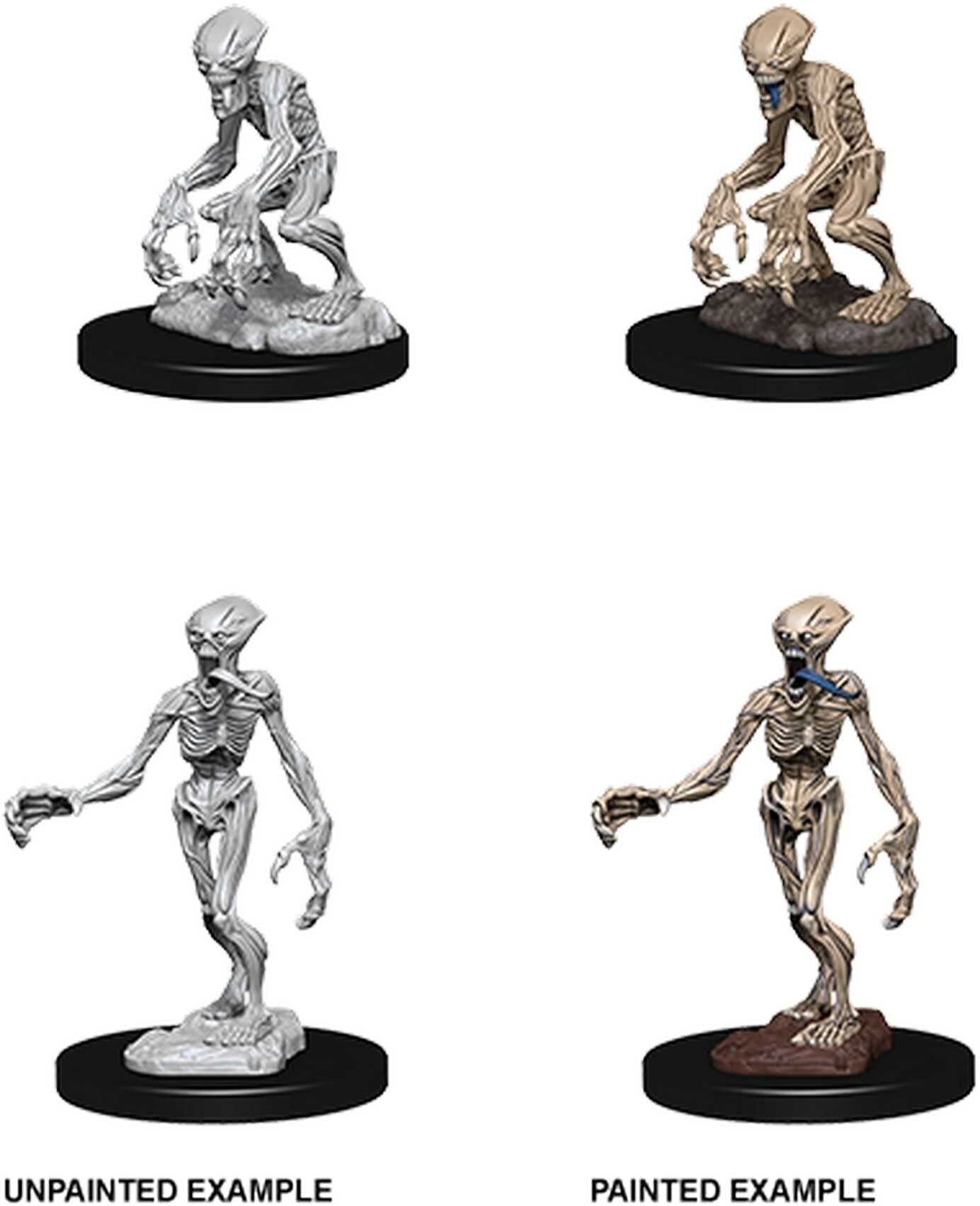 Wiz Kids LLC Pathfinder Battles Deep Cuts Unpainted Miniatures: Doppelgangers - Fantasy Figures for Tabletop Games - Unpainted, Primed, and Ready to Paint