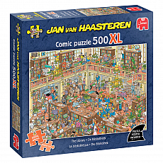 Jumbo Spiele Puzzle - Die Bibliothek (Jan van Haasteren) (500 XL Teile) 302923