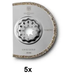 Fein Multimaster Multitalent 5er Pack Diamant Sägeblatt Ø 75mm 2.2mm SL