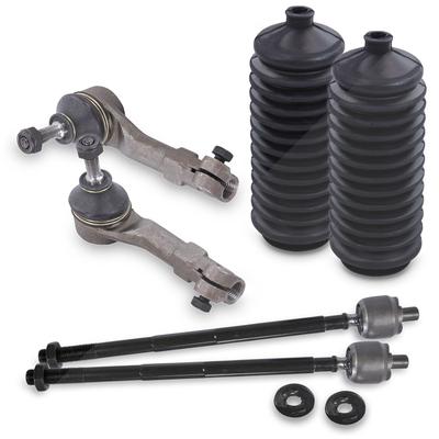 Atec 2x Spurstange +2x Spurstangenkopf +Lenkmanschetten vorne [Hersteller-Nr. 40579943] für Renault