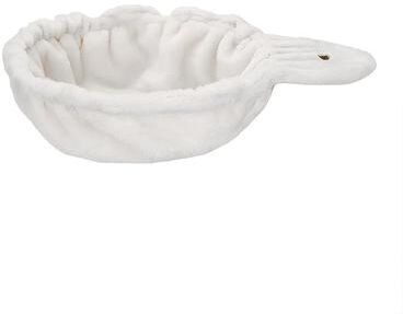 Uplift Treasures Plush Hanging Cat Hammock Bed white
