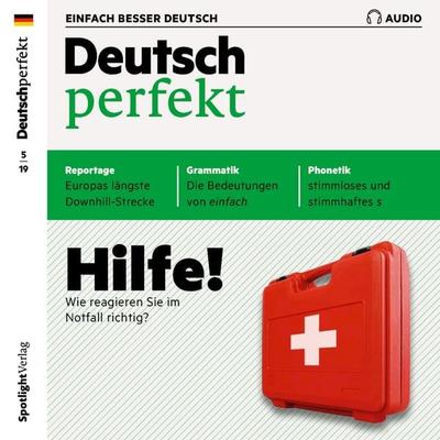 Deutsch lernen Audio - Hilfe! Wie reagieren Sie im Notfall richtig? - Spotlight Verlag, Audio, 4057664531490