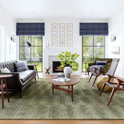 Nuloom Starke Checked Wool Area Rug