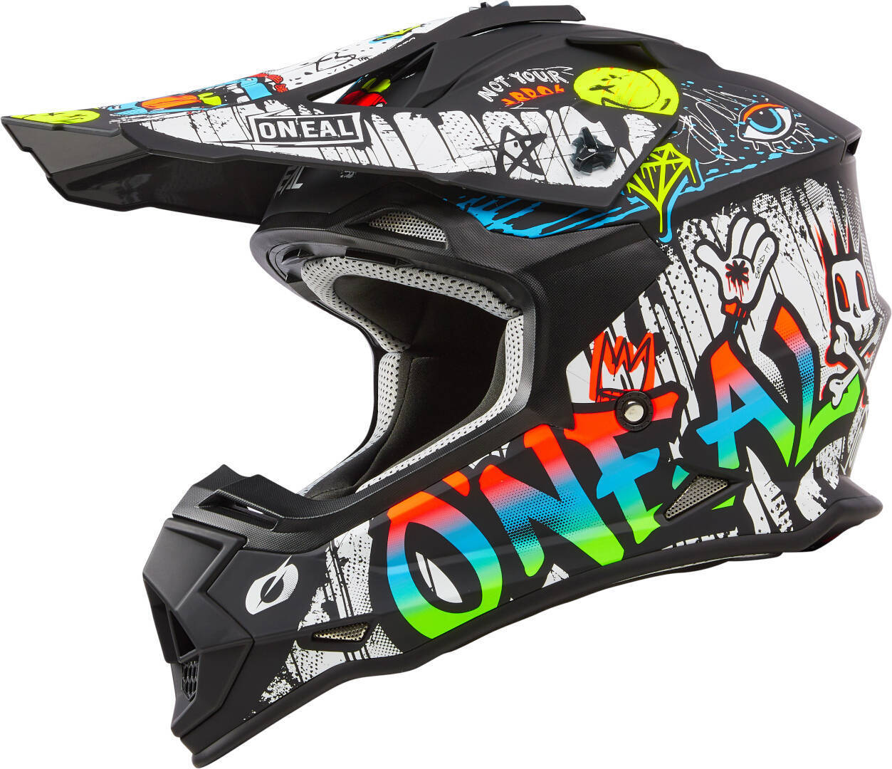 Oneal 2SRS Rancid bunter Motocross Helm 0200-075
