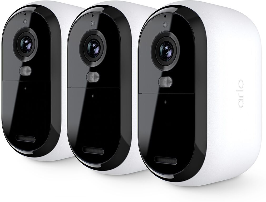 Arlo Cámara de seguridad para exteriores Essential 3 2K (3 unidades). Blanco