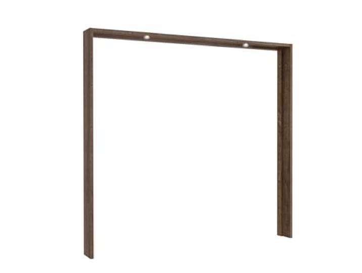 möbelando Passepartout >PASSEPARTOUTS< PASSEPARTOUTS in Schlammeiche (230,9x215,1x23,8 cm), modern und robust aus Spanplatte mit Folienfinish. Zerlegt geliefert, ideal für Kleiderschränke.