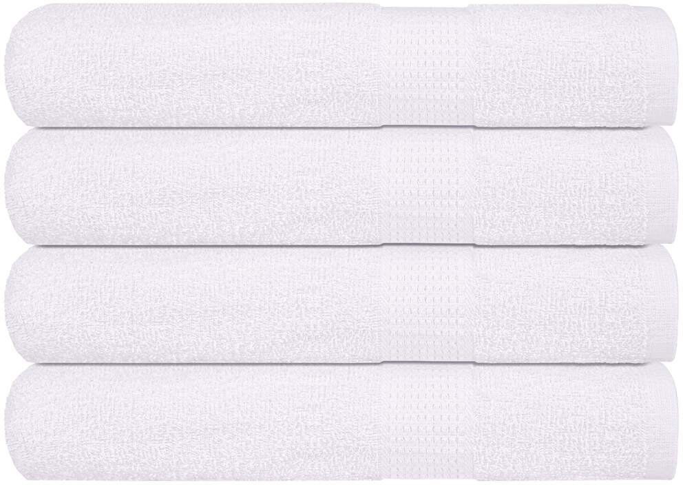 17 Stories Sawiki 100% Cotton Bath Towels White Bath Towel