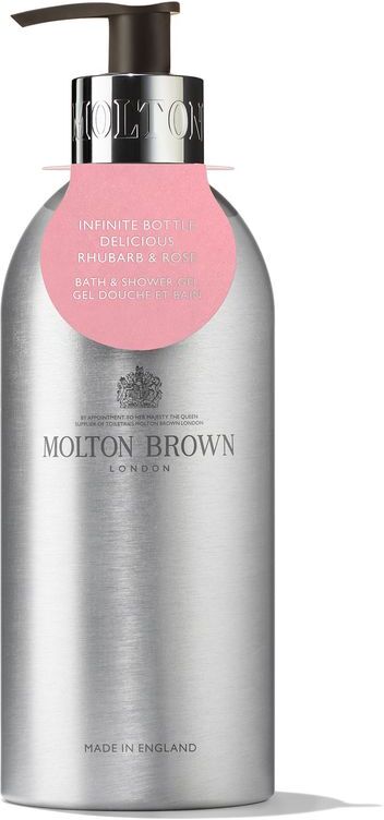 MOLTON BROWN Rhubarb & Rose Infinite Bottle Bath & Shower Gel 400 ML