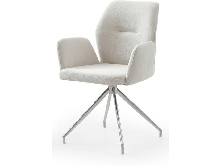 Stuhl Pascal creme Strukturstoff