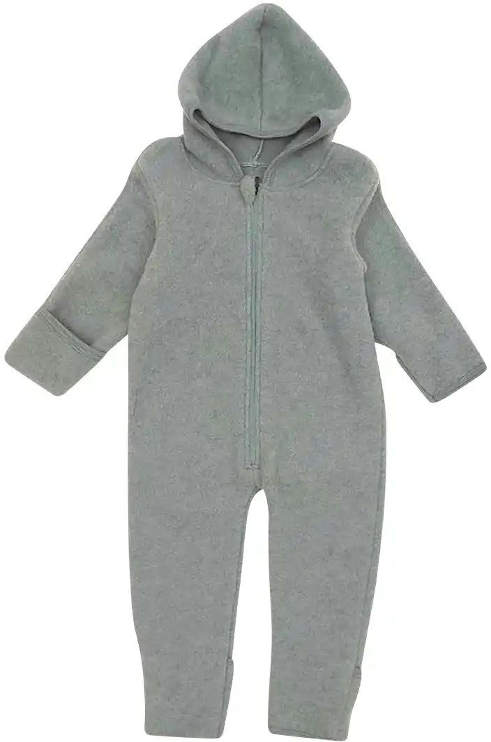 Höffner Merino Baby Overall  Wollfleece ¦ blau