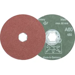 PFERD TOOLS COMBICLICK Korund Fiberscheibe für universelle Anwendungen - 64190006