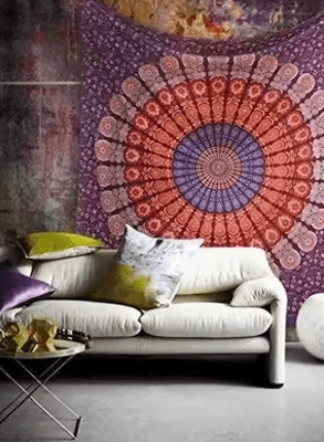 Inspire Picks Hippie Mandala Tapestry Wall Hanging Bohemian Psychedelic Vintage Room Decor 2 200x150cm