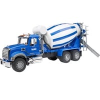 02814 MACK Granite Betonmisch-LKW, Modellfahrzeug blau/weiß
