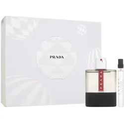 Prada, Beauty Geschenkset, LUNA ROSSA CARBON EDT SPRAY 100 ML + GEL 75 ML SETS (Parfum Set)