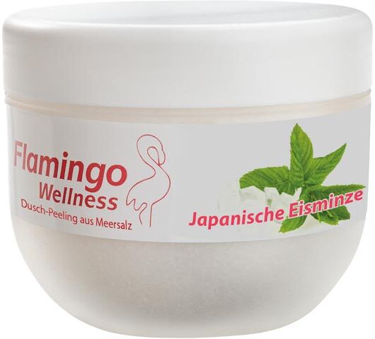 350g Flamingo Wellness Duschpeeling Meersalz