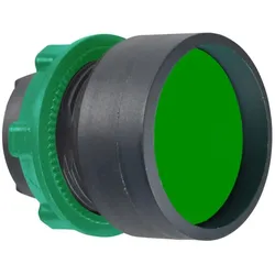 Schneider Electric ZB5AA36 Drucktaster, Frontelement, Harmony XB5, Kunststoff, 22mm, grün, zurückgesetzt, unbeschriftet, tastend