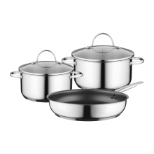 Neff Z943SE0, Kochgeschirr-Set 3-teilig (Topf 14cm + Topf 18cm + Pfanne 22cm)
