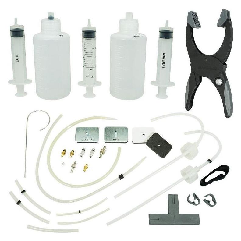 Cyclo-Tools Unisex - Erwachsene Entlüftungskit Bremsen Universal, schwarz-schwarz, 90x140x13mm (CYC-6327)