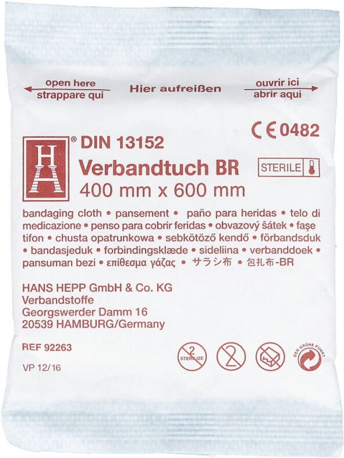 Brinkmann Brandwunden Verbandtuch 40x60cm steril 1stk