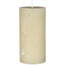 IB Laursen Rustikale Kerze Stumpenkerze Ø 6,8 cm, Höhe 14, Ø 6.8 cm, graunatur