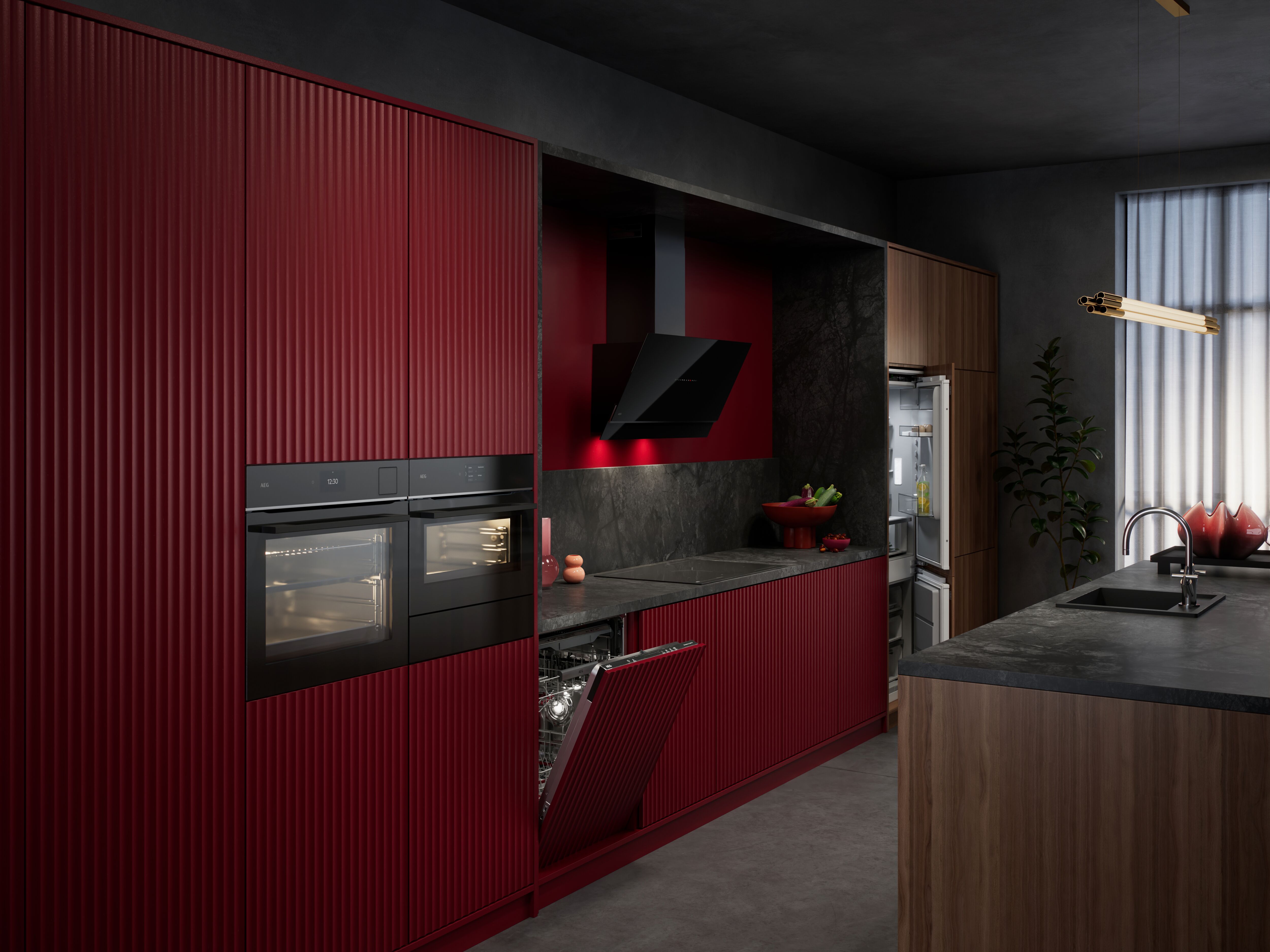 AEG Einbaukühlschrank "TK6DS18WEC", Energieeffizienz: E, silber (weiß), Rechtsanschlag, wechselbar, Kühlschränke, DynamicAir für gleichmäßige Kühlung auf jeder Ablage, Einbaukühlschrank