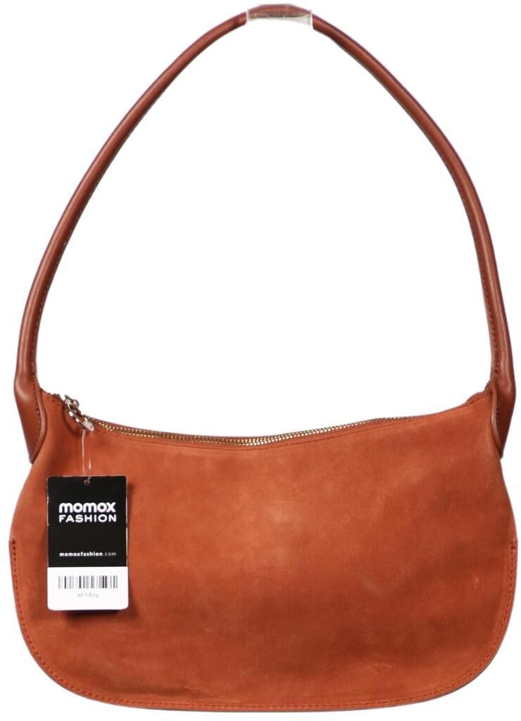 violeta by Mango Damen Handtasche gross Leder, Braun, Leder - Second Hand