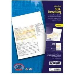 Sigel, Formular, Laserware Bankformulare SEPA-Überweisung Bankneutral DIN A4