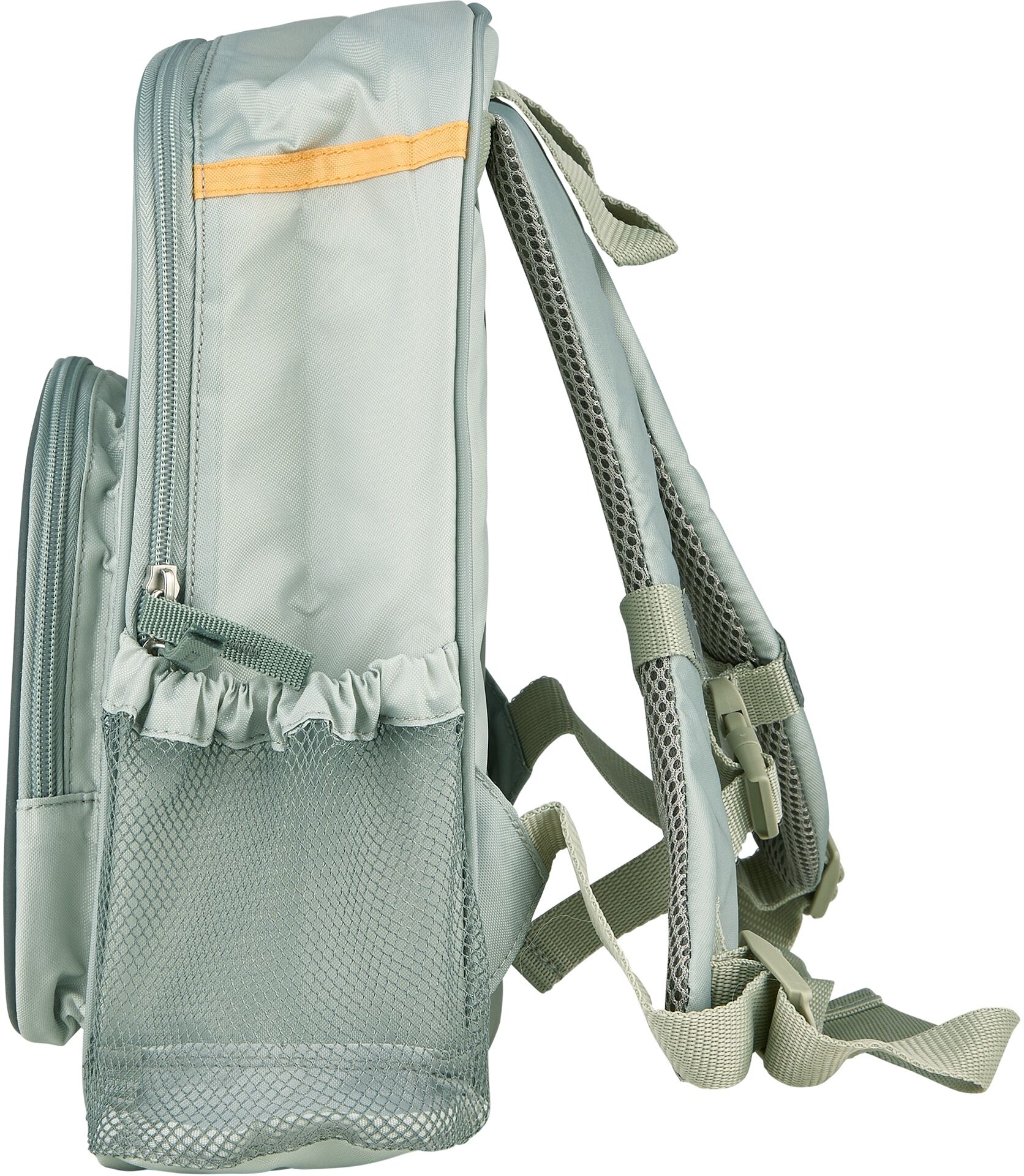 Kinderrucksack STERNTALER "Kinderrucksack LÖWE Leo", Jungen, grün (steingrau), Rucksäcke Kinderrucksack