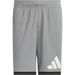ADIDAS Herren Shorts Basketball Badge of Sport (Länge 7 Zoll), Größe XXL in Grau Grau