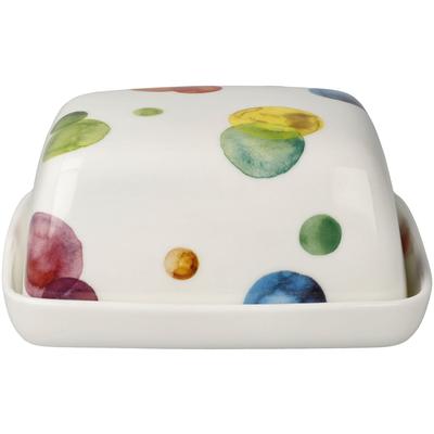 Dose GOEBEL "Dose Colori Mix", bunt, B:11,5cm H:6cm T:14cm, Porzellan, Aufbewahrungsboxen