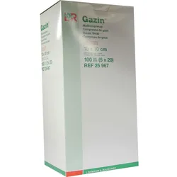 Gazin Kompresse 10x10cm 12Fach Steril 100 ST