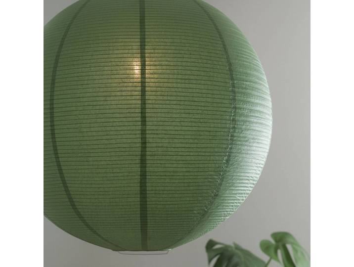 PR Home Hängelampe Haru, dimmbar, grün, für Wohn- / Esszimmer, Papier / Lunolit / Lunopal, Pendelleuchte