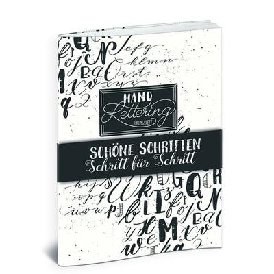 Handlettering Übungsheft, Taschenbuch von Katja Haas, Lingen, 978-3-943390-53-7