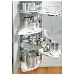 Kesseböhmer, Möbelausstattung, Eckschrank-Schwenkbeschläge LeMans II Arena Classic Highboard für Eckmöbel 90° mit schar (1 Stk.)