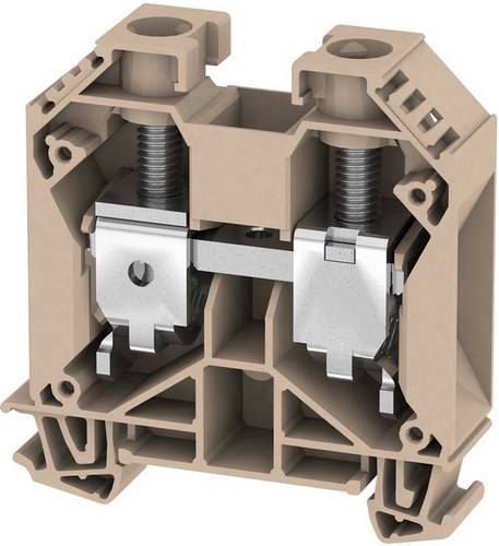 Weidmüller 1393400000 Durchgangsreihenklemme 50mm Schrauben Beige 40St.